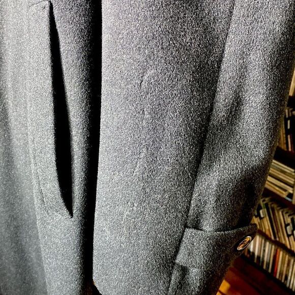 Vintage Crombie Seal Skin Wool Top Coat - Picture 11 of 11